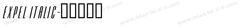 Expel Italic字体转换